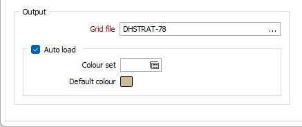 The Output options on the Input/Output tab
