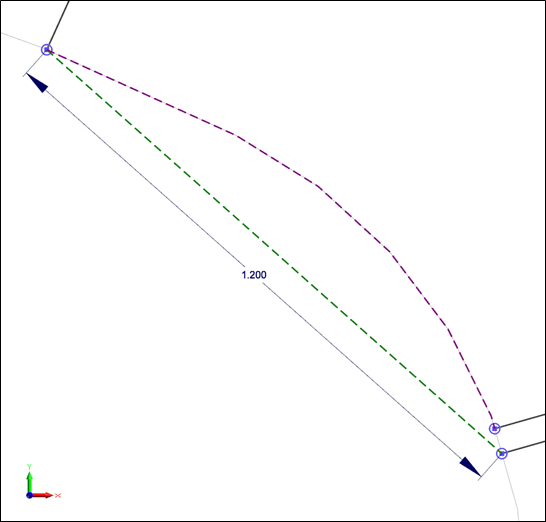 Displaying the location of the second hole given each state of the check box