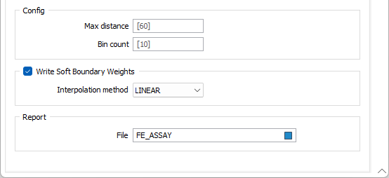 The Config and other options on the Display tab
